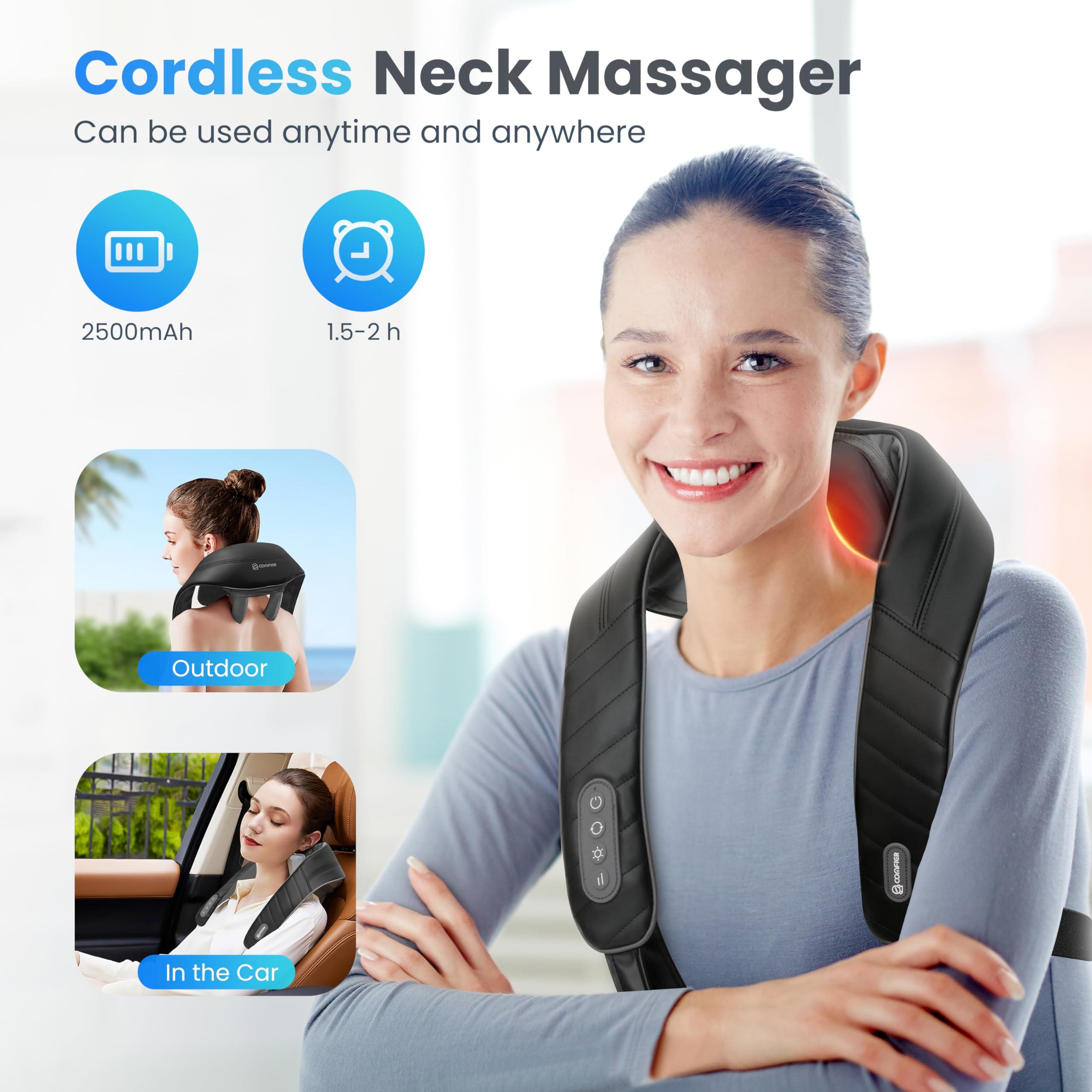 COMFIER COMFIER Cordless Neck Massager & Massage Seat Cushion