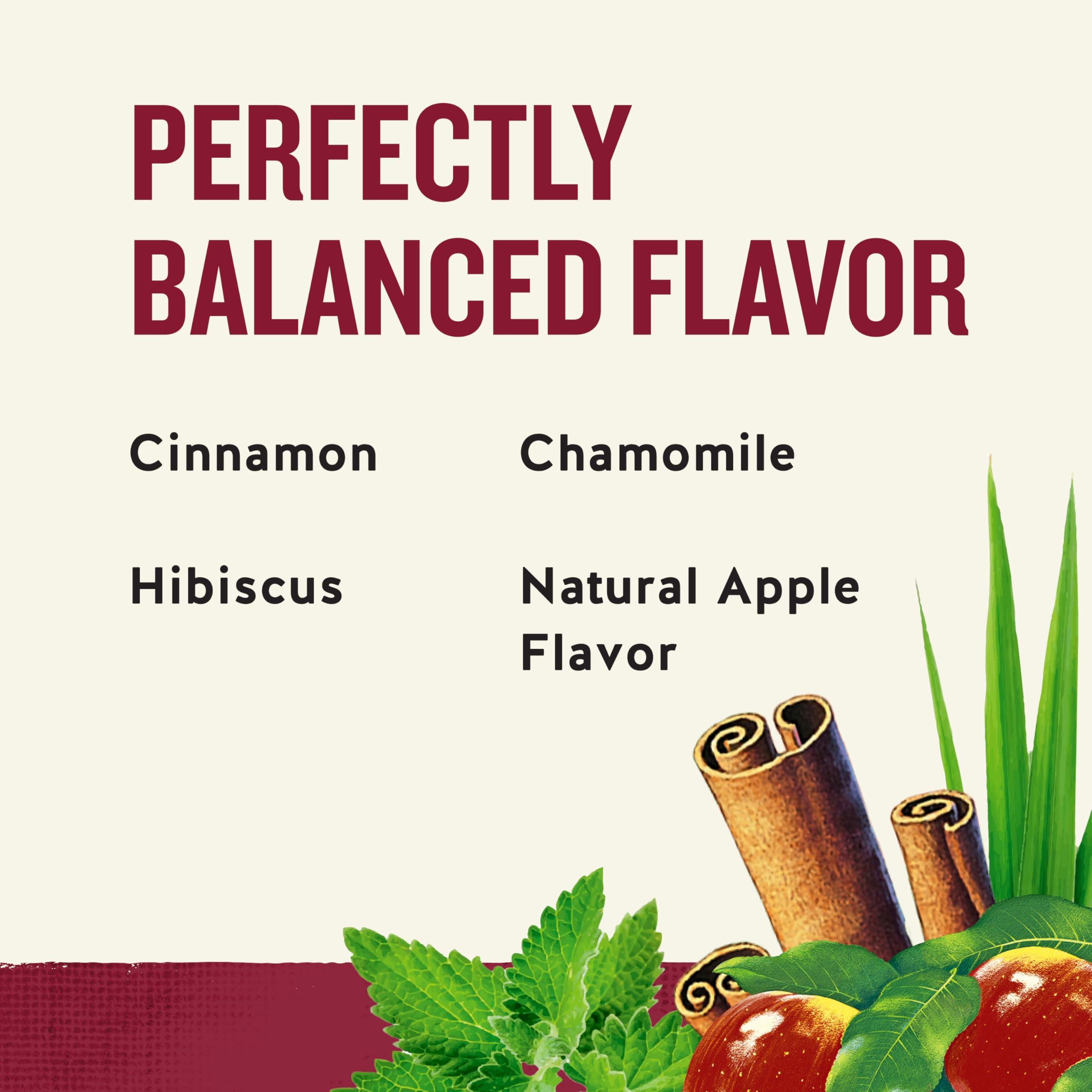 Celestial Seasonings Celestial Seasonings Cinnamon Apple Spice Herbal Tea, Caffeine Free, 20 Tea Bags Box, (Pack of 6)