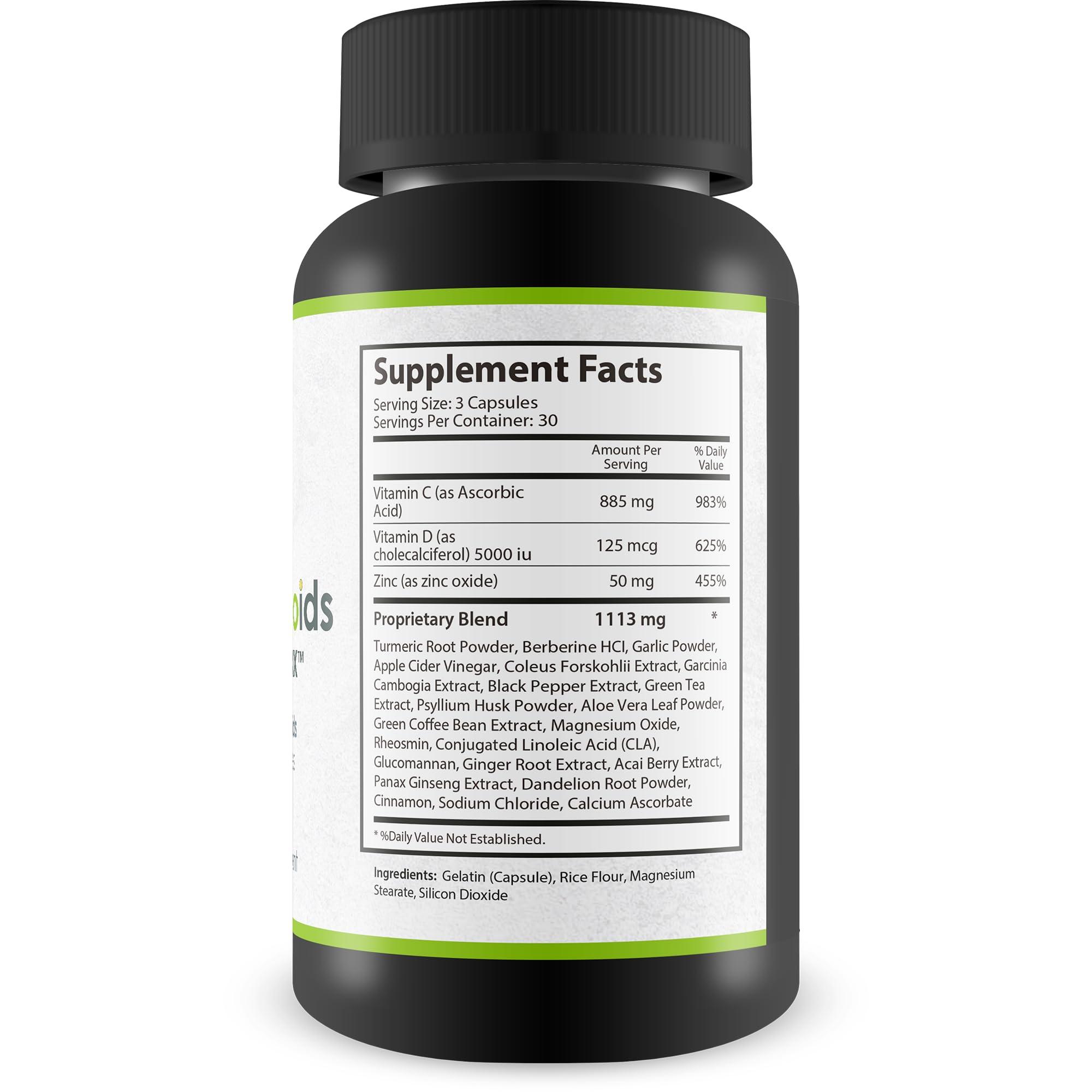 True You Health Herbal H-Hemorrhoids Formula Max - Our Best Herbal Hemorrhoids Treatment - Natural Hemorrhoid Relief Pills - Natural Hemorrhoid Shrinking Treatment - Herbal Hemorrhoidal Treatment Hemorrhoid Pills