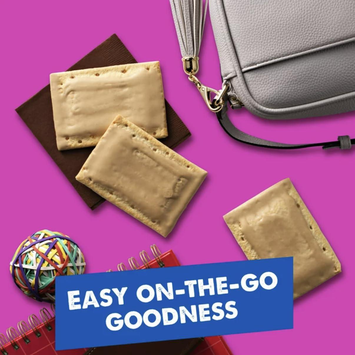 Pop-Tarts Kellogg\'s Pop-Tarts Frosted Brown Sugar Cinnamon - Toaster Pastries Breakfast for Kids, Value Pack (16 Count)