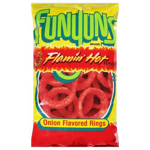 Frito Lay Flamin Hot Funyuns 6 Ounce (1 bag)