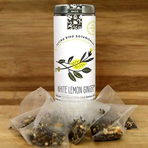 Flying bird botanicals FLYING BIRD BOTANICALS White Lemon Ginger Tea, 15 CT