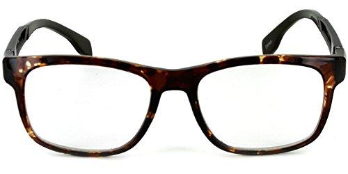 Aloha Eyewear Alumni RX06 Optical-Quality Reading Glasses with Aluminum Frames for Men (Tortoise +2.00)