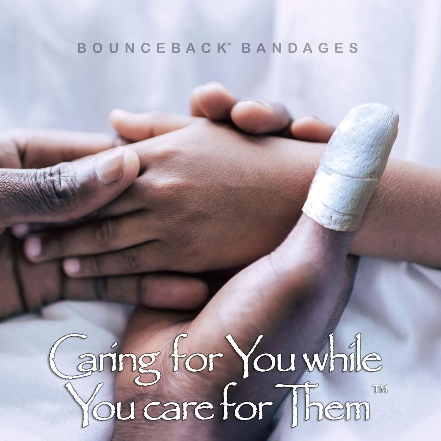 BOUNCEBACK MediMitt FingerMitt Non Adhesive Fingertip and Full Coverage Bandages with Fastening Strap (Large (10 Pack))