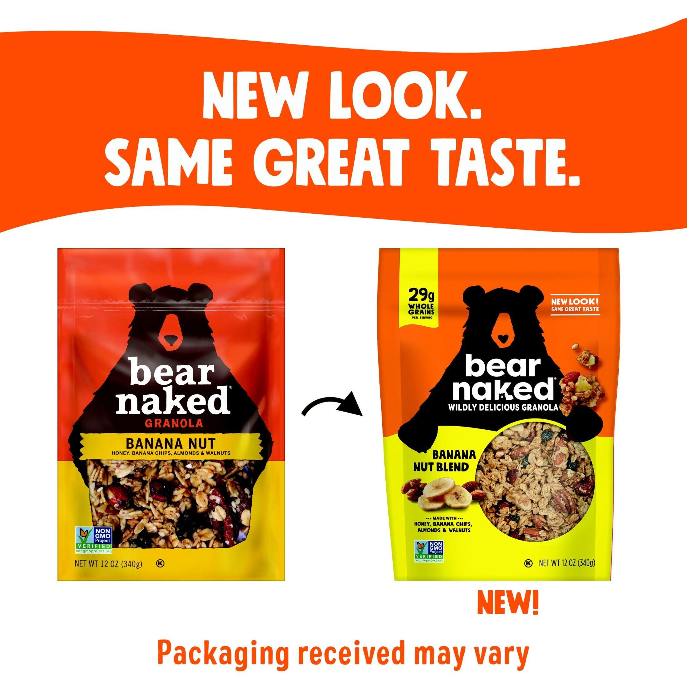 Bear Naked Bear Naked Granola Cereal, Breakfast Snacks, Banana Nut (6 Bags)