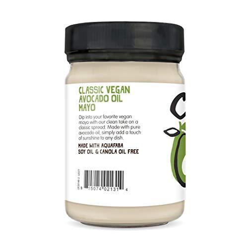 Chosen Foods Chosen Foods Classic Vegan Avocado Oil-Based Mayonnaise, Gluten & Dairy Free, Low-Carb, Keto & Paleo Diet Friendly, Mayo for Sandwiches, Dressings and Sauces (12 fl oz)