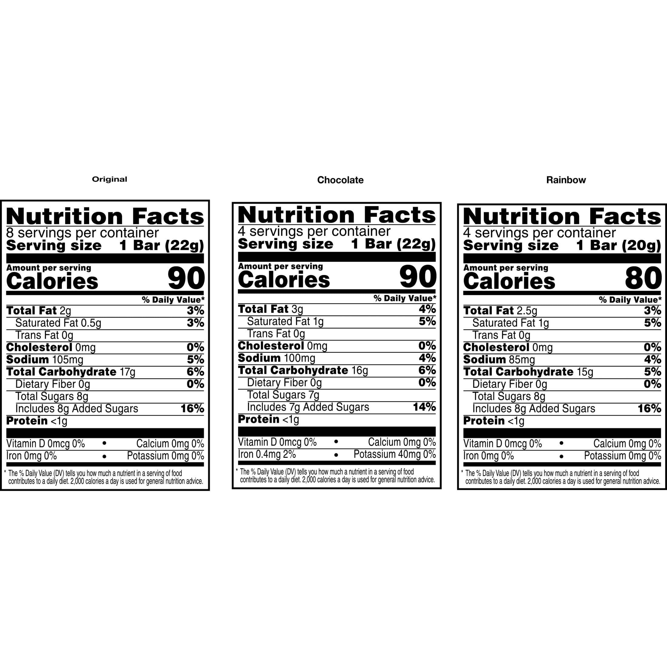 RICE KRISPIES TREATS Rice Krispies Treats Crispy Marshmallow Squares, Kids Snacks, Cereal Bars, Variety Pack, 12.1oz Box (16 Bars)