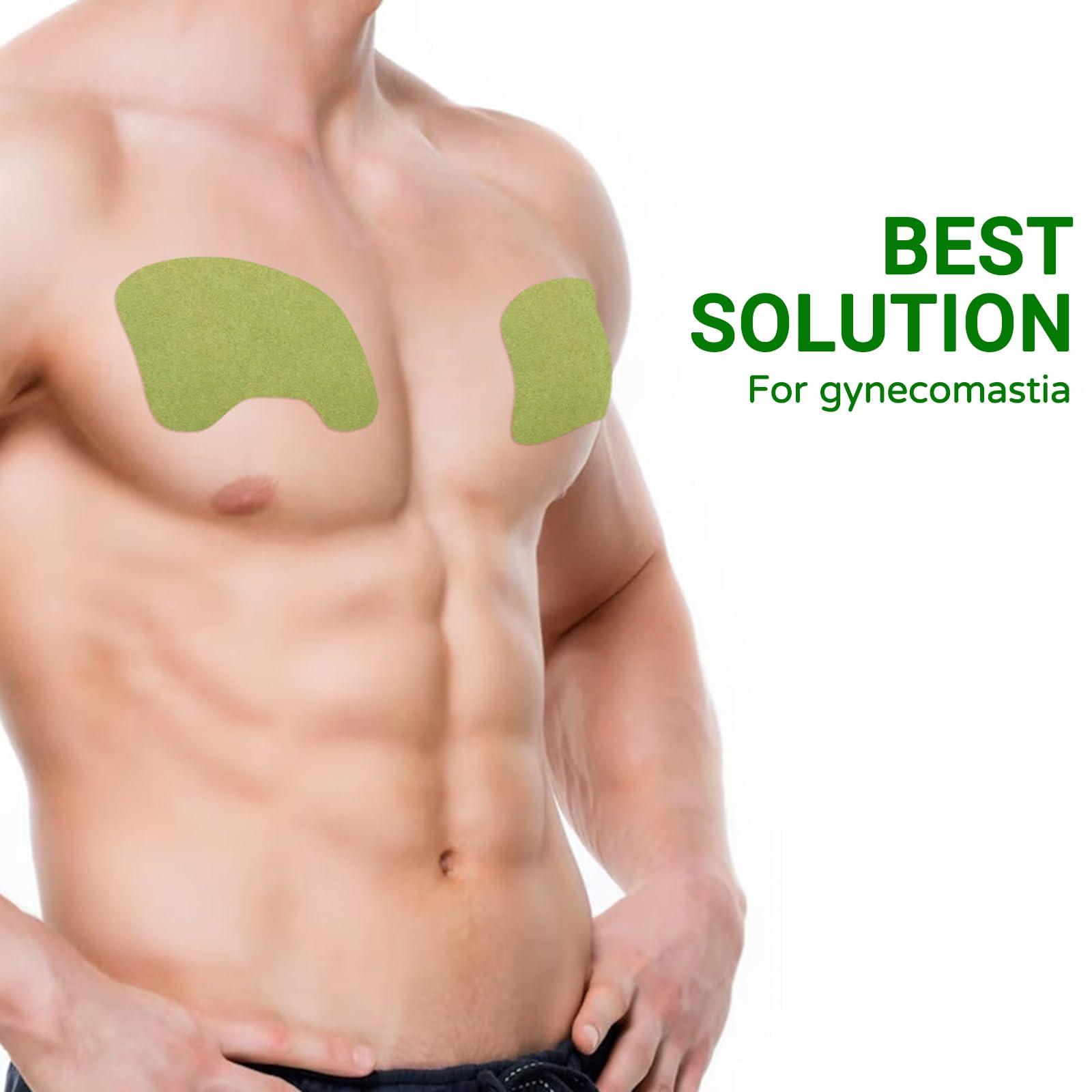 GFOUK Gynecomastia Compress Patch - Ginger Cream for Men, Tightening and Sculpting Chest Muscles with Natural Ingredients (2Pack)