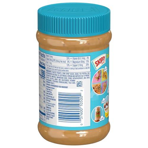 SKIPPY SKIPPY Reduced Fat Creamy Peanut Butter Spread, 16.3 Ounce (Pack of 12)