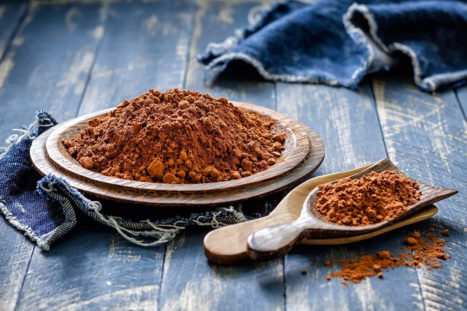 Food to Live Food to Live Cacao Powder 8 Ounces, Raw, Unsweetened, Kosher, No Sugar, Vegan, Keto, Paleo Friendly, Sirtfood, Bulk, Cocoa Powder for Baking, Smoothies, Hot Chocolate, Confectionery, Coffee