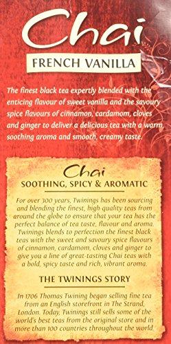 Twinings Twinings of London French Vanilla Chai Tea Bags 1.41 Ounces - 1 Box