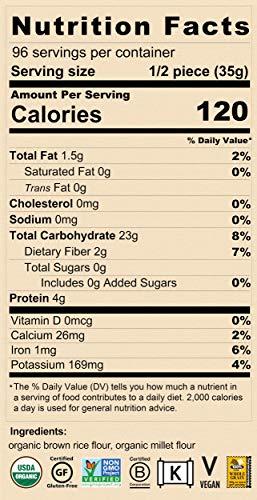 Lotus Foods Lotus Foods Bulk Organic Millet & Brown Rice Ramen - Gluten Free Ramen Noodles, Whole Grain Ramen Noodles, Organic Vegan Rice Noodles, Low Sodium, Gluten Free, USDA Organic - 2.8 Oz Bags (Pack of 48)