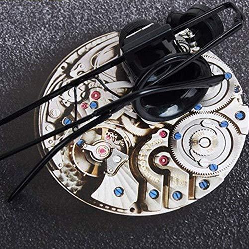 MAZHILIAN MAZHILIAN Headband Magnifier with Light, Head Mounted Magnifying Glasses for Close Work, for Reading,Repair,Newspaper