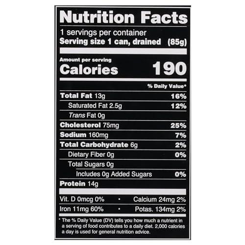 Crown Prince Crown Prince Smoked Oysters in Olive Oil, 3.75 Ounce Cans (Pack of 6)