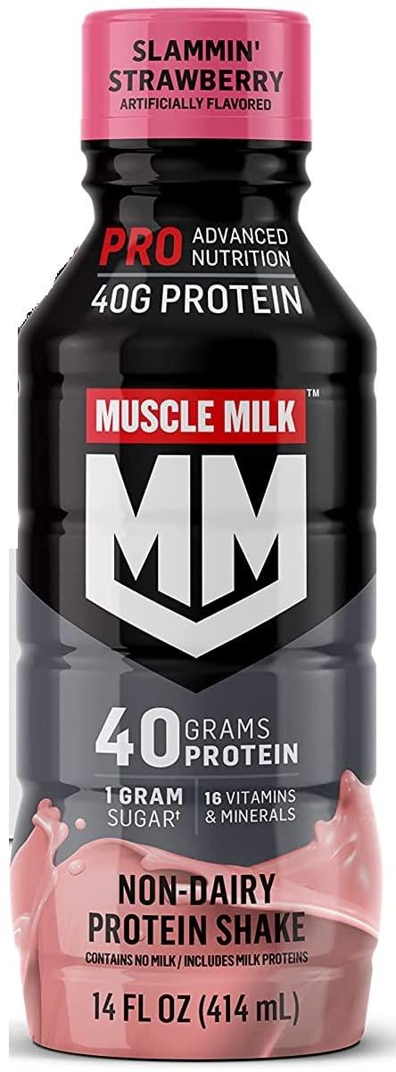 Muscle Milk Protein Shakes Muscle Milk Pro Series Protein Shake, 4 Flavor Variety, 40g Protein, 14 Fl Oz (Pack of 12)