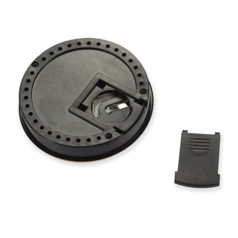 JKHFDDIG Digital Thermometer Hygrometer Humidity Temperature Meter for Cigar Round Shape M4YD (Color : Silver)