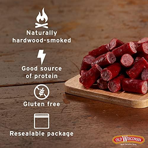 Old Wisconsin Old Wisconsin Bites Tub, Beef, 14 Ounce