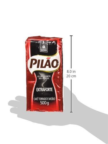 BRCOFFEE Café Pilão Extraforte (Extra Strength Coffee) 500 Grams