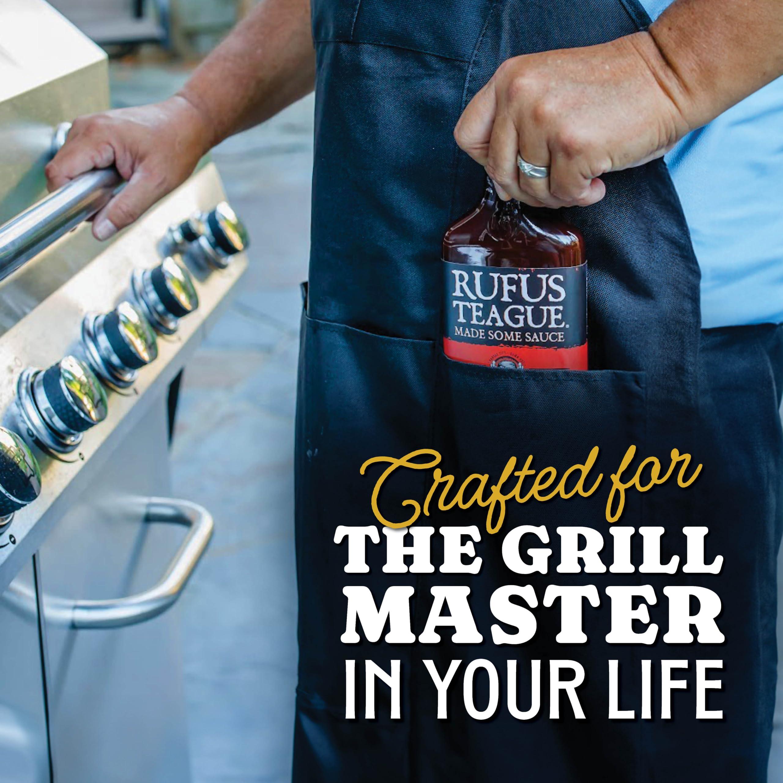 Rufus Teague Rufus Teague - Whiskey Maple BBQ Sauce - Premium Barbecue Sauce - 15.25 oz. Bottles - 4 Pack