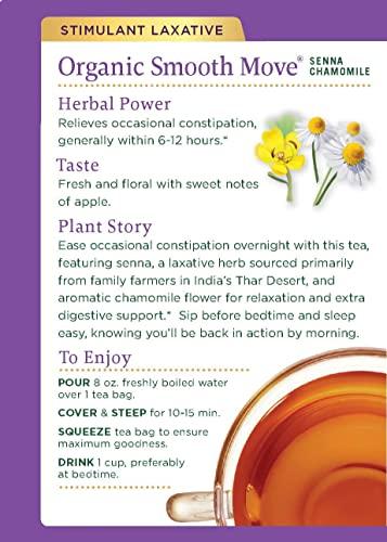 Traditional Medicinals Traditional Medicinal Organic Smooth Move Senna Chamomile Tea 16 Bag (Pack of 1)