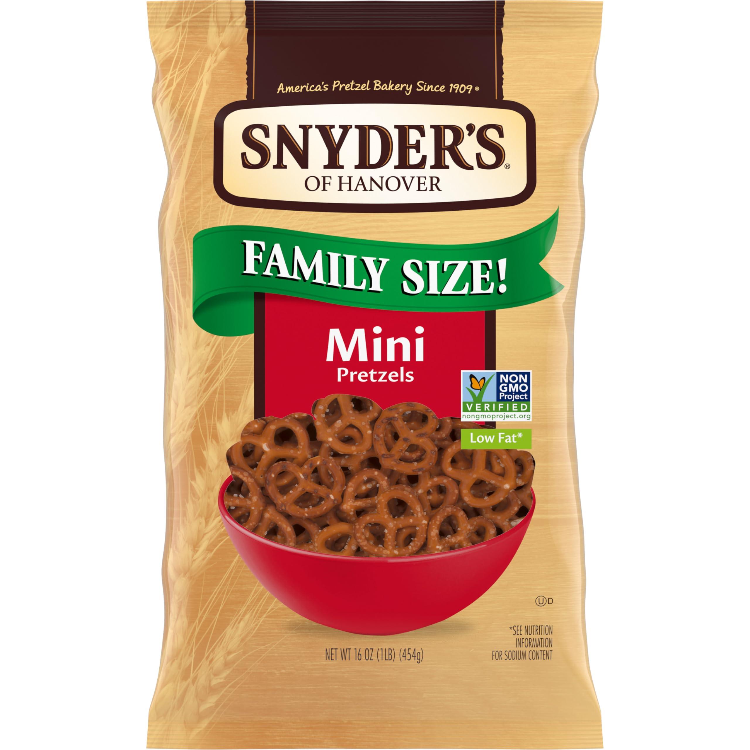 Snyder's of Hanover Snyder's of Hanover Pretzels, Mini Pretzels, Family Size 16 Oz