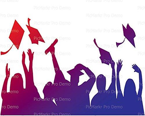 Art of Eric Gunty 1/2 Sheet - Graduation Party - Edible Cake/Cupcake Party Topper - D21585