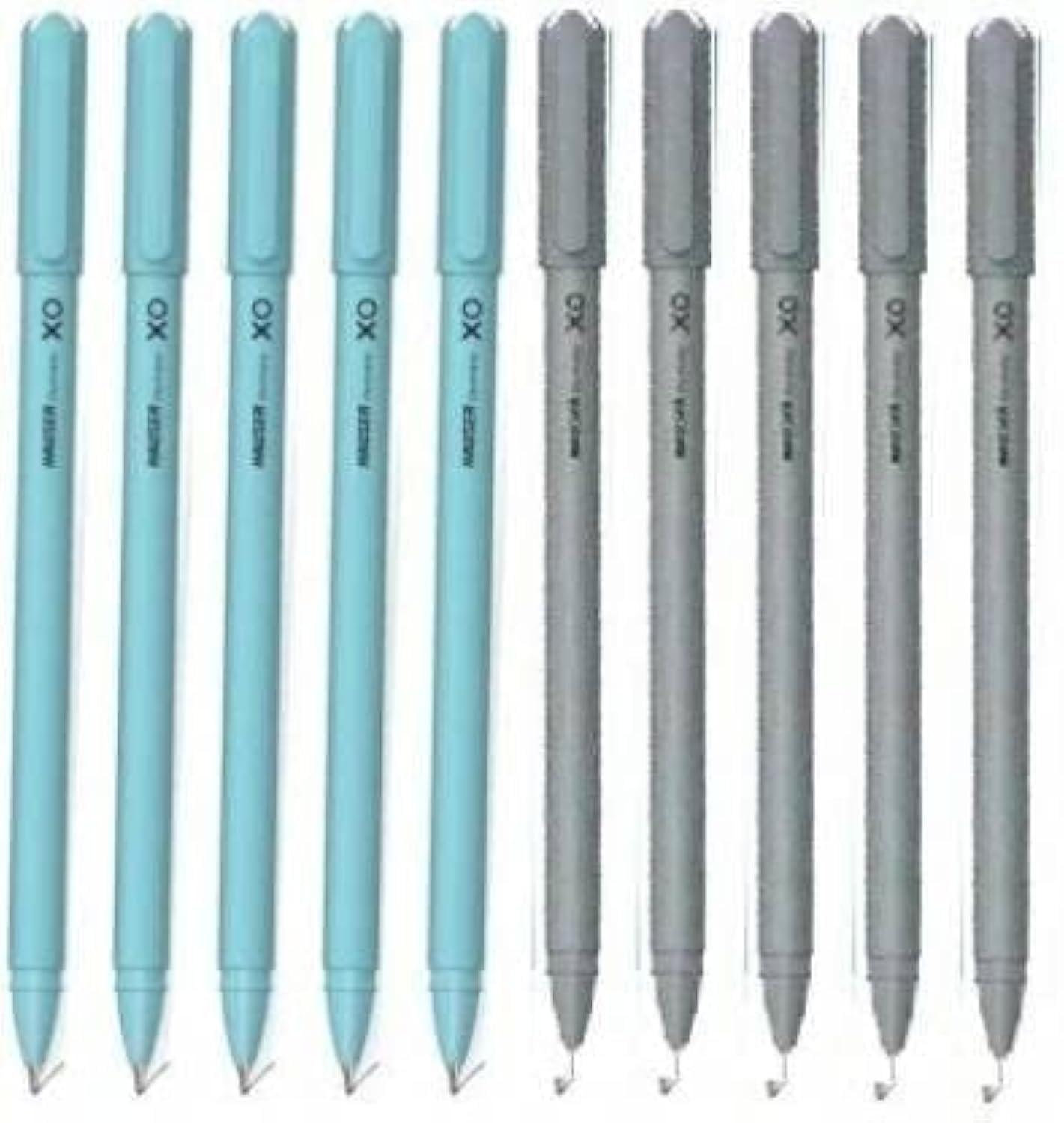 flair pen india Hauser xo ball pen packof 10 (5 blue and 5 black)