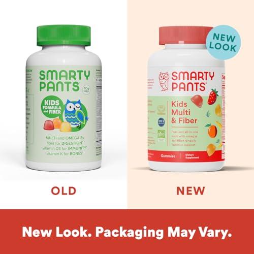 SmartyPants SmartyPants Teen Girl Multivitamin Gummies: Omega 3 Fish Oil (EPA/DHA), Vitamin D3, C, Vitamin B12 & Kids Multivitamin Gummies and Fiber Supplement: Omega 3 Fish Oil (EPA/DHA)