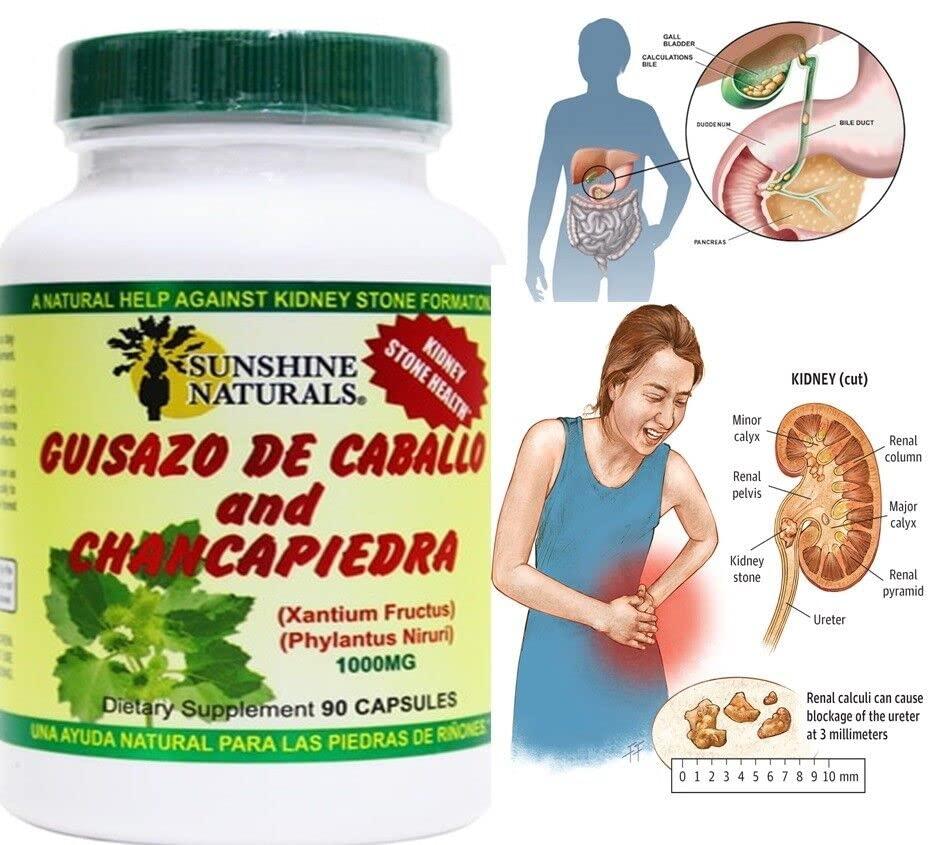 Generic Pure CHANCAPIEDRA Sunshine Guisazo de Caballo and Chanca Piedra 90 Caps +POTENTE