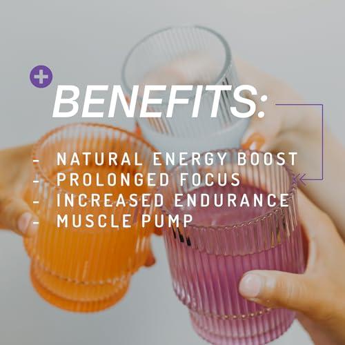PWDRS PWDRS Pre-Workout Powder, All Natural Pre Workout for Energy, Pump, Endurance & Strength, with Caffeine (Rainbow Snowcone)