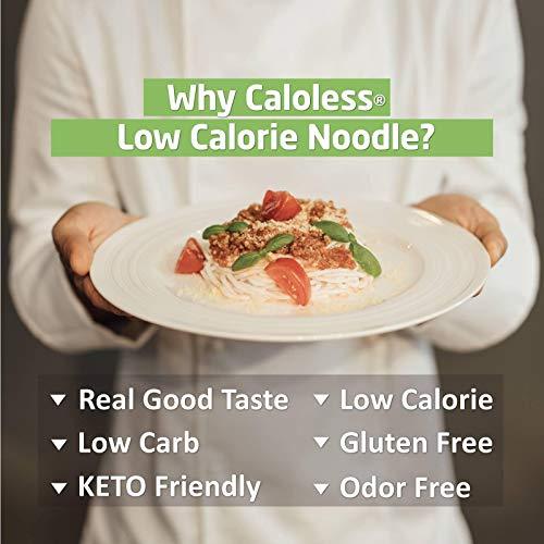 Caloless Caloless Konjac Shirataki Noodles 6-Pack Low Calorie Healthy Food (Chicken/Tom Yum/Chilli & Vinegar)-Gluten Free, Keto Snacks,Low Carbs Glucomannan Diabetic Noodle Pasta Flavor Variety Pack