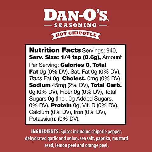 Dan-O's Dan-O's Seasoning Large 2 Bottle Combo | Spicy & Chipotle | 2 Pack (20 oz)
