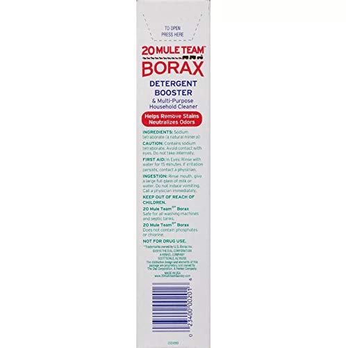 Mule Team Borax Borax 20 Mule Team Detergent Booster, 65 Oz. (4LB)