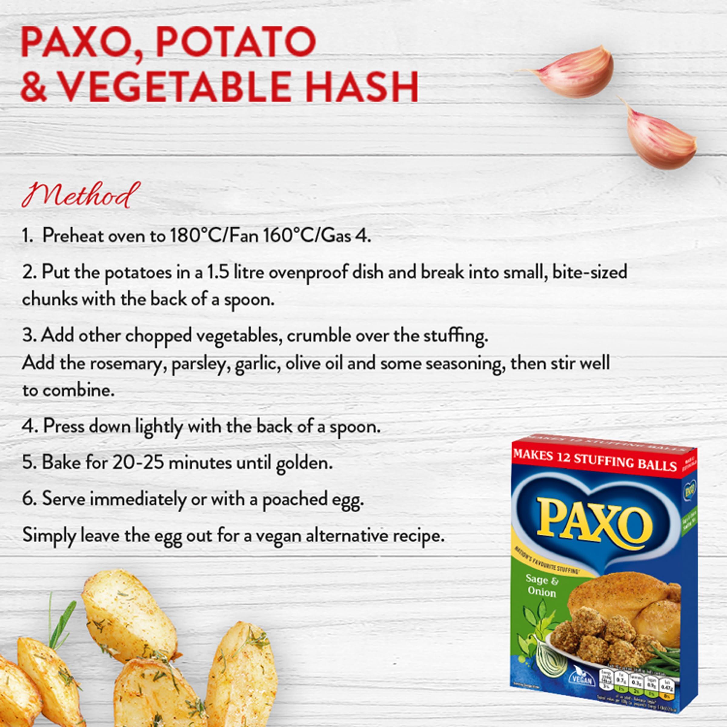 Paxo Paxo Sage & Onion Stuffing (340g) - Pack of 2 by Paxo
