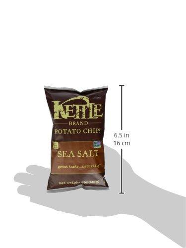 Kettle Kettle Brand Natural Gourmet Potato Chips with Sea Salt, 5 oz