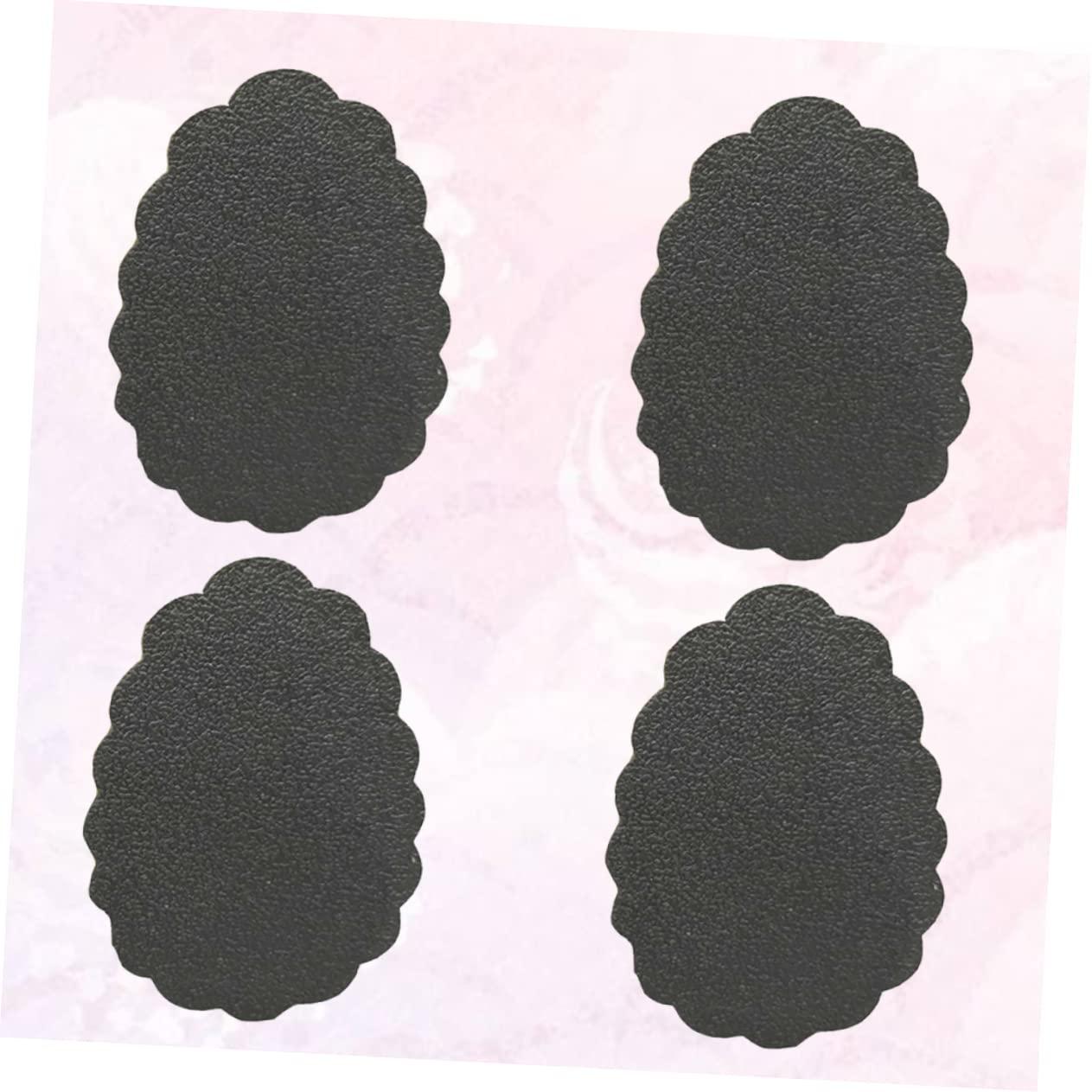 Healifty Healifty 4 Pack Women's Anti-Slip Sole Protectors Frosting Surface Half Shoe Pads for High Heels Easy Stick Remove Non-Slip Grip for Safety