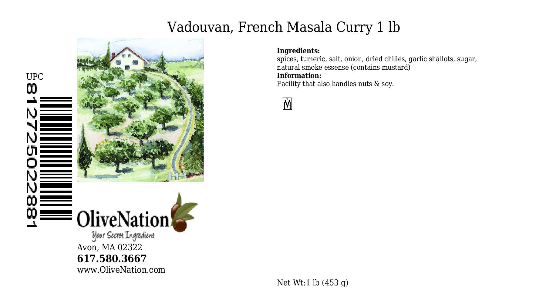OLIVENATION OliveNation Vadouvan, French Masala Curry Spice, Rich and Savory Seasoning Blend - 1 pound