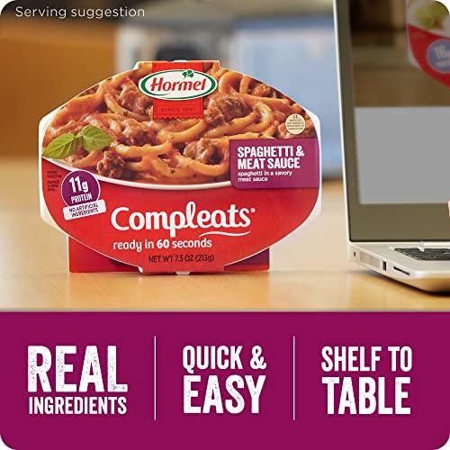 Compleats HORMEL COMPLEATS Spaghetti & Meat Sauce Microwave Tray, 7.5 oz. (7 Pack)
