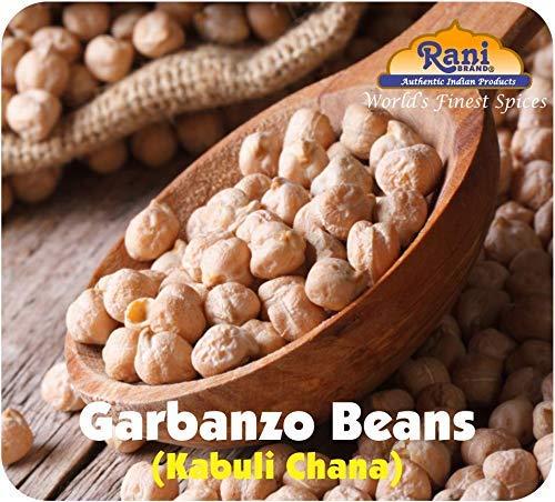 Rani Brand Authentic Indian Products Rani Garbanzo Beans (Kabuli Chana) 128oz (8lbs) 3.63kg x Pack of 5 (Total of 40lbs) Bulk ~ All Natural | Vegan | Gluten Friendly | NON-GMO | Kosher | Indian Origin