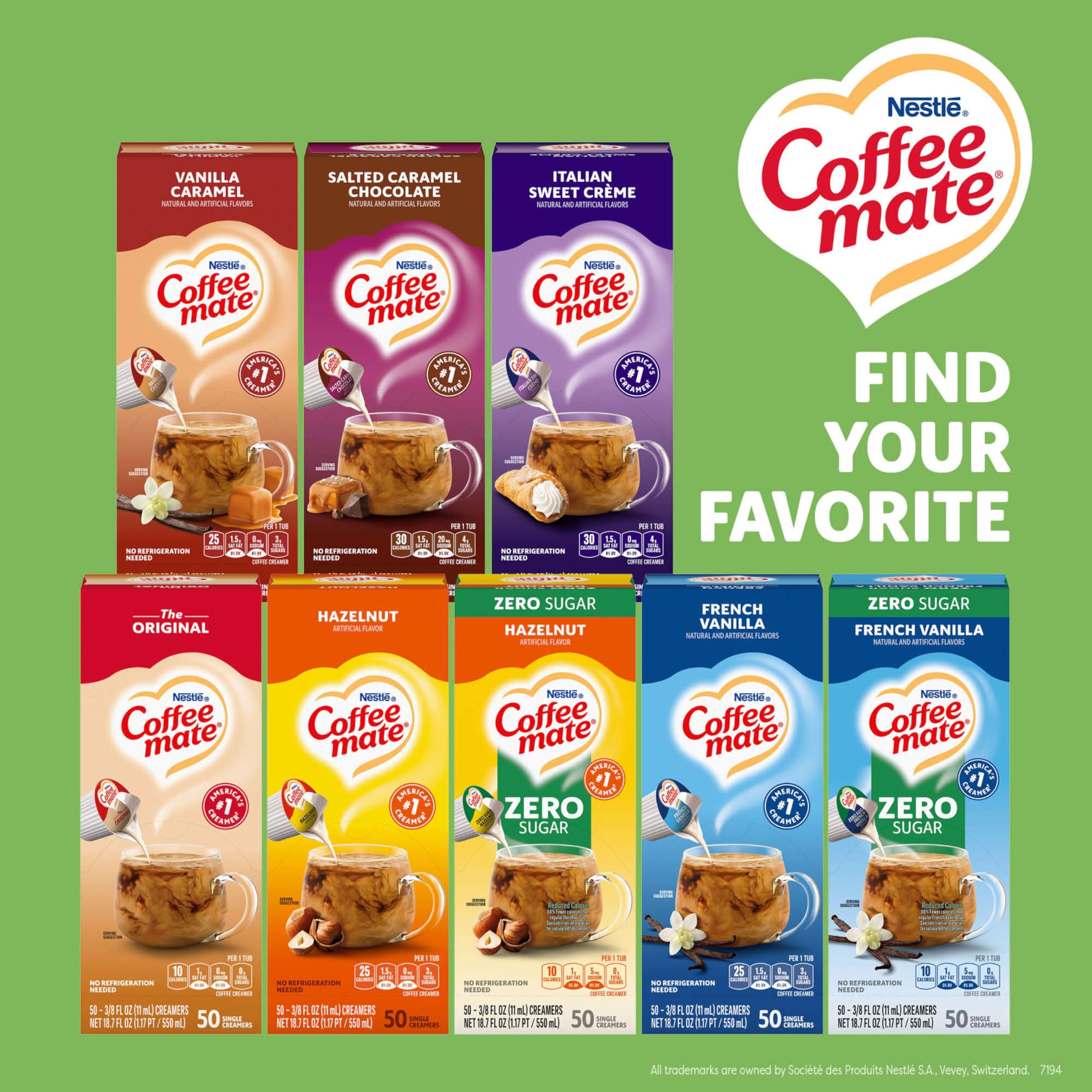 Nestle Coffee mate Nestle Coffee mate Coffee Creamer, Irish Creme, Liquid Creamer Singles, Non Dairy, No Refrigeration, 0.375 fl oz Tubs (Pack of 200)