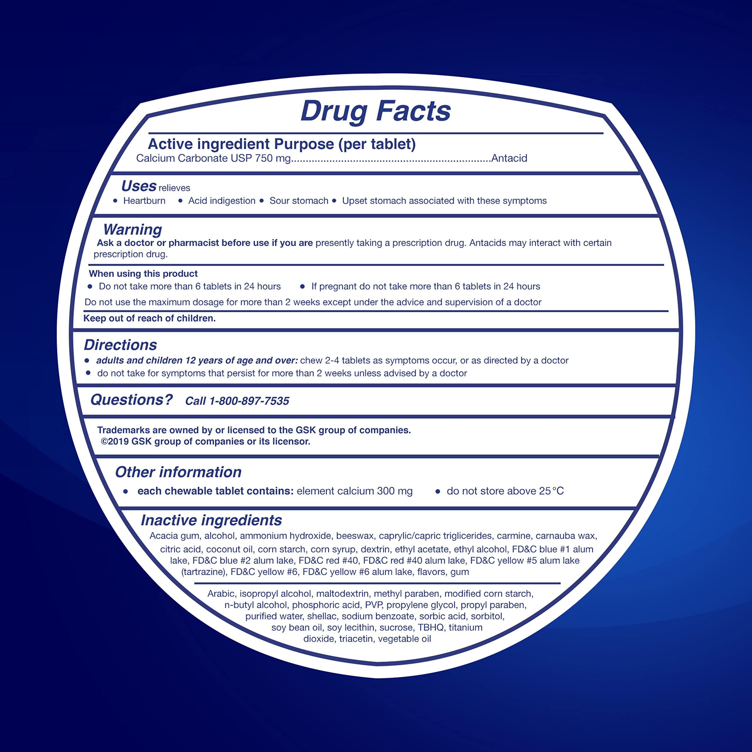 TUMS TUMS Chewy Bites Chewable Antacid Tablets - 8 ct