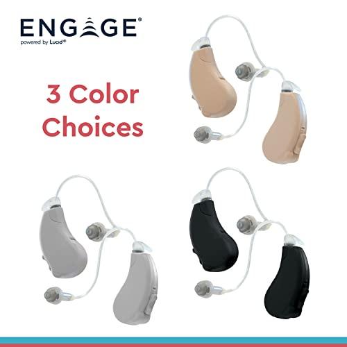 Lucid Hearing Lucid Hearing Engage Premium OTC Hearing Aids (Compatible with Android, Beige)