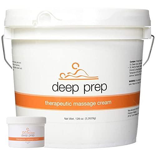 Rolyan Rolyan-42025 Deep Prep Therapeutic Massage Cream, 8 oz