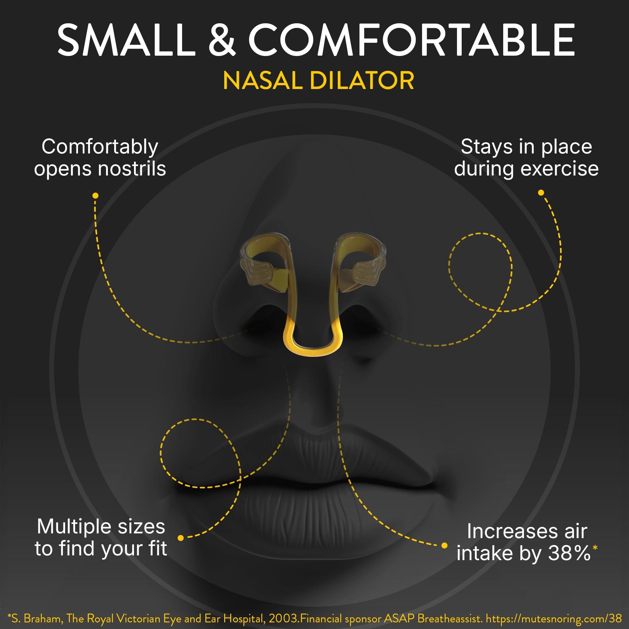 Rhinomed Limited Rhinomed Turbine Nasal Dilator for Athletic Breathing - Trial 3pk - Adult Stocking Stuffers - Improves Airflow During Exercise - Nasal Dilators for Exercise - Internal Nasal Dilator - Lightweight