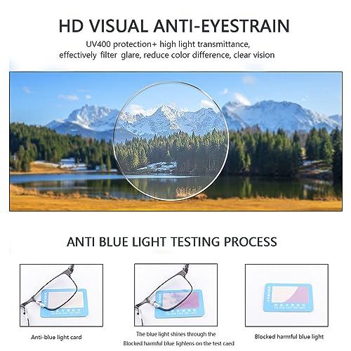 YIMI Photochromic Transition Nearsighted Distance Glasses For Men Women Spring Hinge Myopia Glasses Lightweight Negative Power Shortsighted Eyeglasses Black Full Frame Eyewear Anit UV & Glare Sunglasses