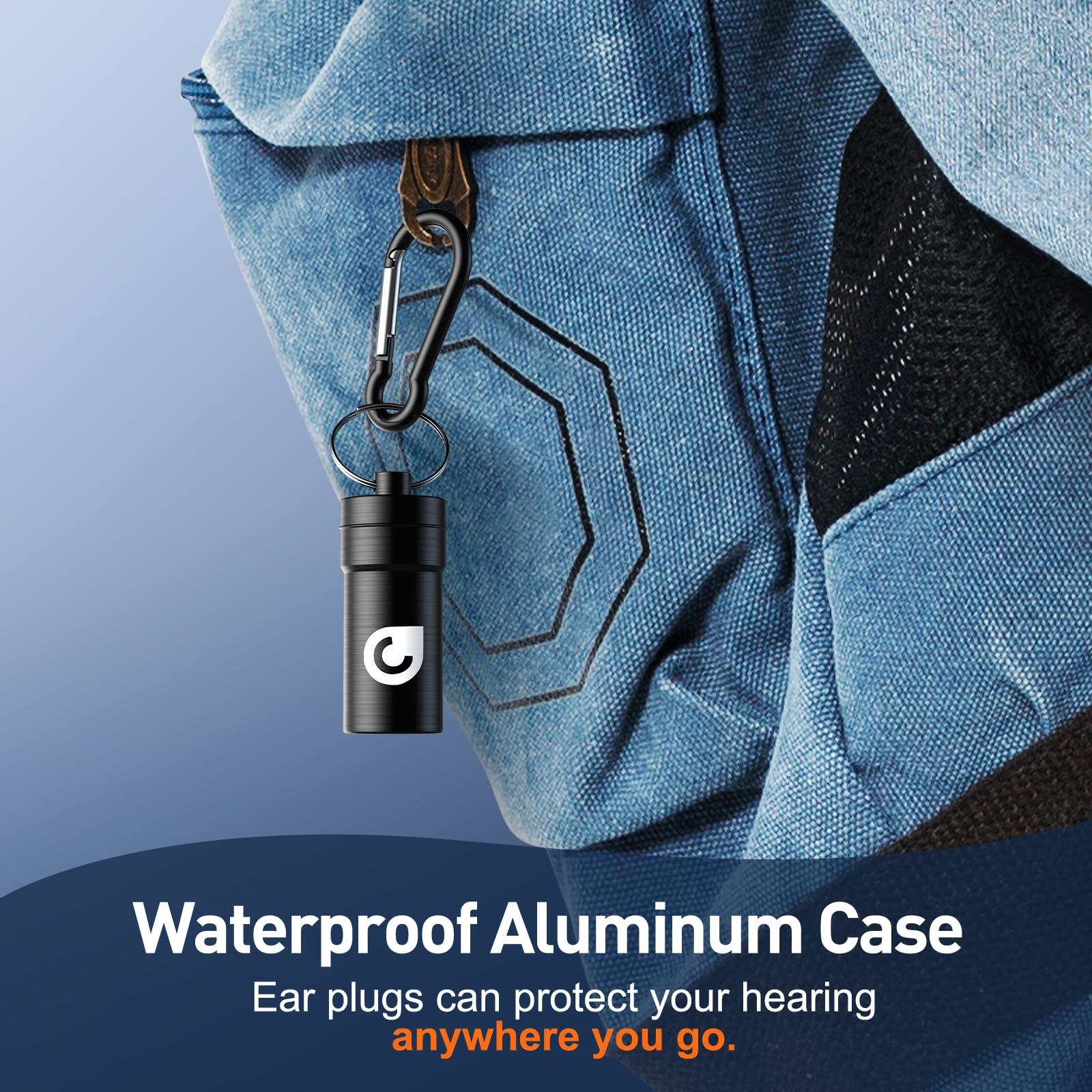 Reure Reure High Fidelity Concert Ear Plugs, Noise Cancelling Silicone Ear Plugs 2 Pairs Great for Concerts Loud Music, Musicians, Motorcycles, Airplanes, Raves, Hearing Protection -20 dB