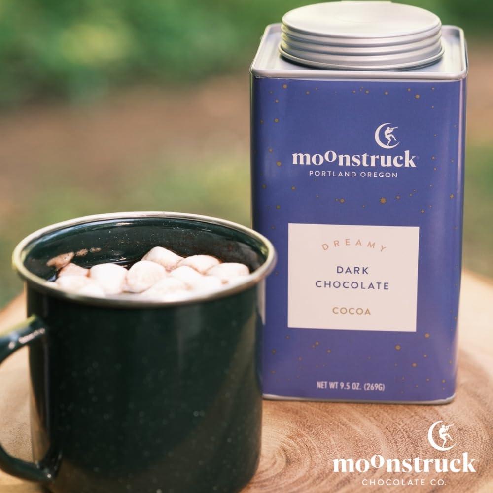 Moonstruck Chocolate Moonstruck Chocolate Dreamy Dark Chocolate Hot Chocolate Mix, 9.5oz (Pack of 1)