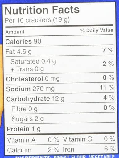 Christie Christie Swiss Cheese Crackers, 200g/7.1oz., 6ct, {Imported from Canada}