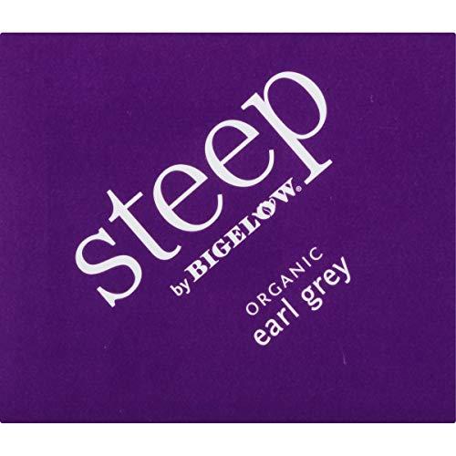 Bigelow steep by Bigelow Organic Earl Grey Black Tea, 20 Count (Pack of 6), 120 Total Tea Bags