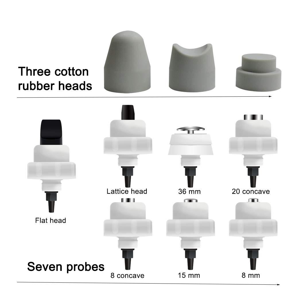 Nulatool Nulatool Shockwave Therapy Machine Body Muscle Relaxation Massager Tool Shock Wave Pain Relief with 7 Heads-SW18A